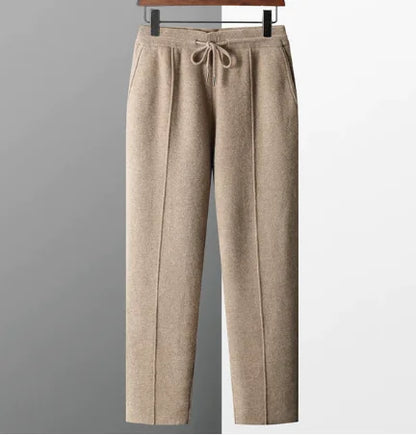 Pure Wool Knitted Pants for Men