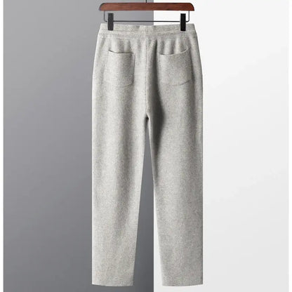 Pure Wool Knitted Pants for Men