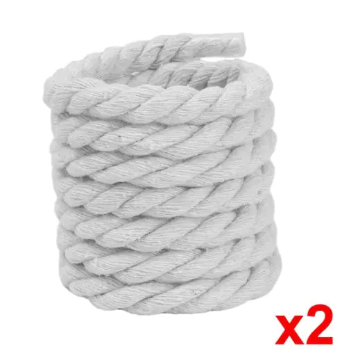 2pcs Wide Cotton Round Shoelaces for Men & Women